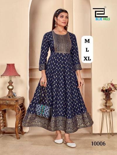 SHIMMER BY INLI DESIGNER ANARKALI GOWN WHOLESALER IN INDIA